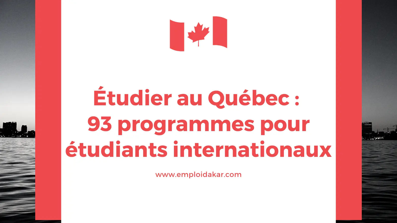 Étudier au Québec Recrutement d'étudiants internationaux 2024